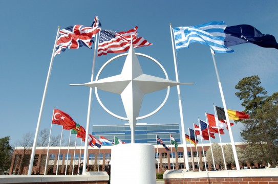 NATO-flags