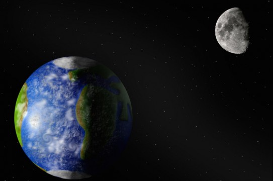 Earth-And-Moon