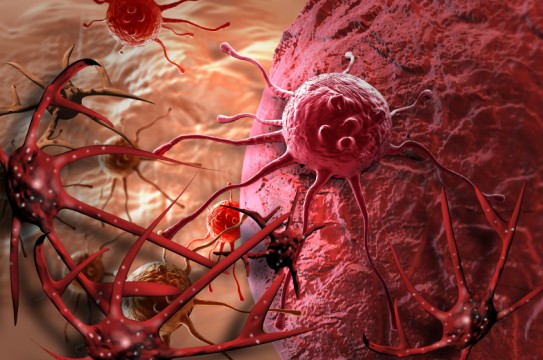 cancer cell made in 3d software